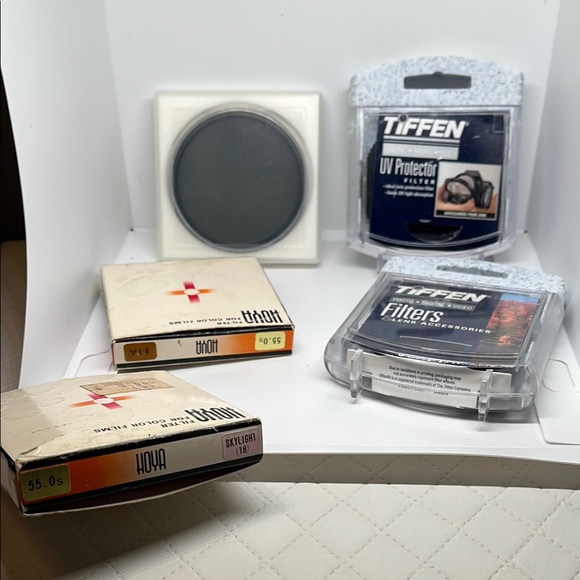 Tiffen and Hoya Camera Lens Filter Set - Picture 1 of 6